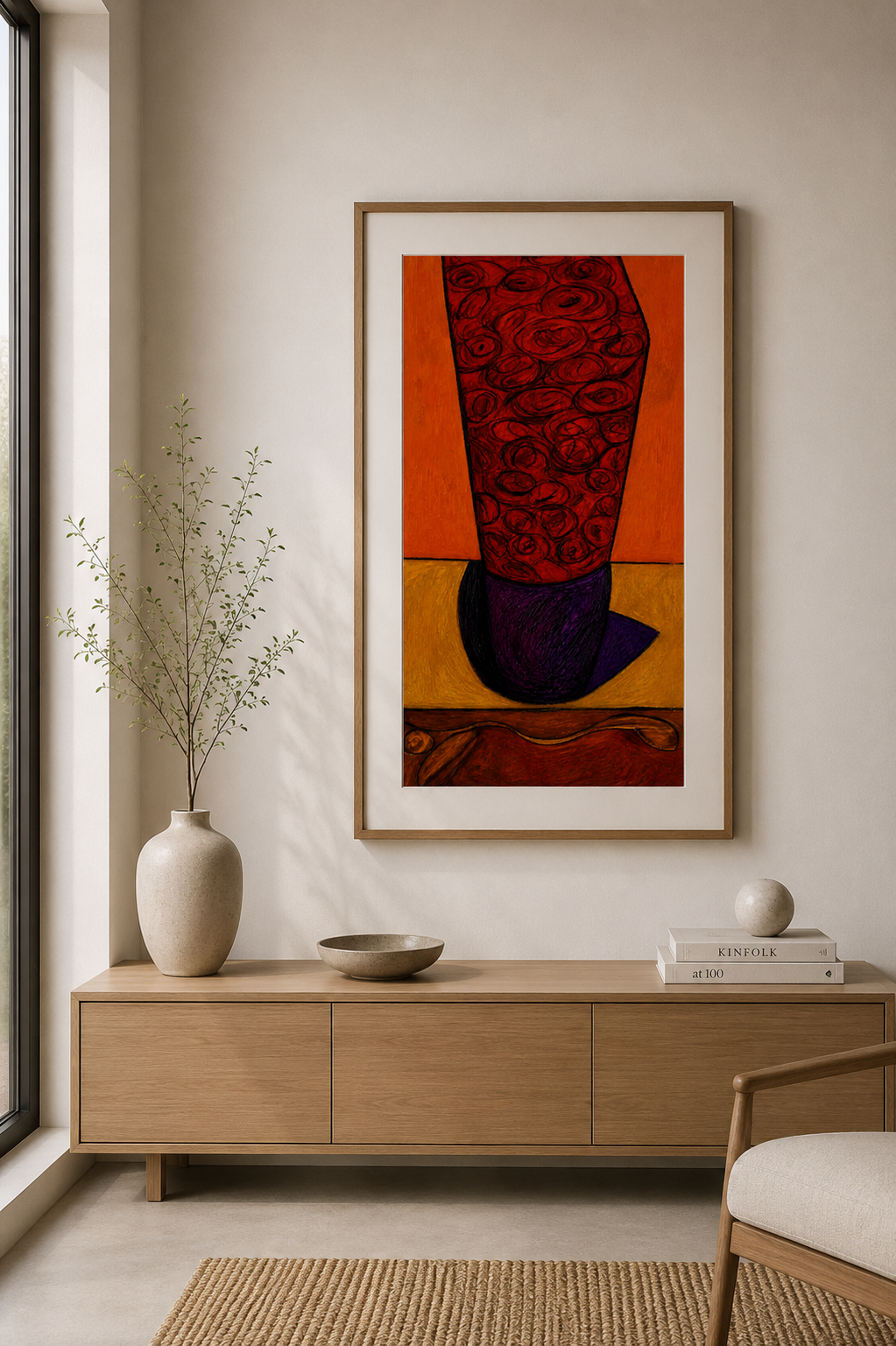 Floral essence X Premium Wooden Framed