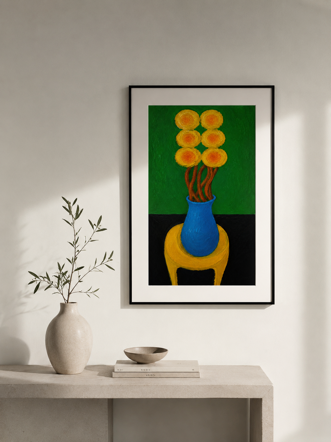 Floral essence XI  Wooden Framed
