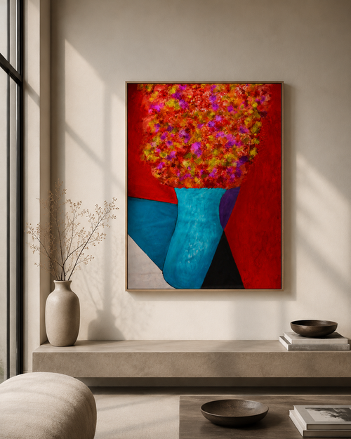 Floral Essence II wooden frame
