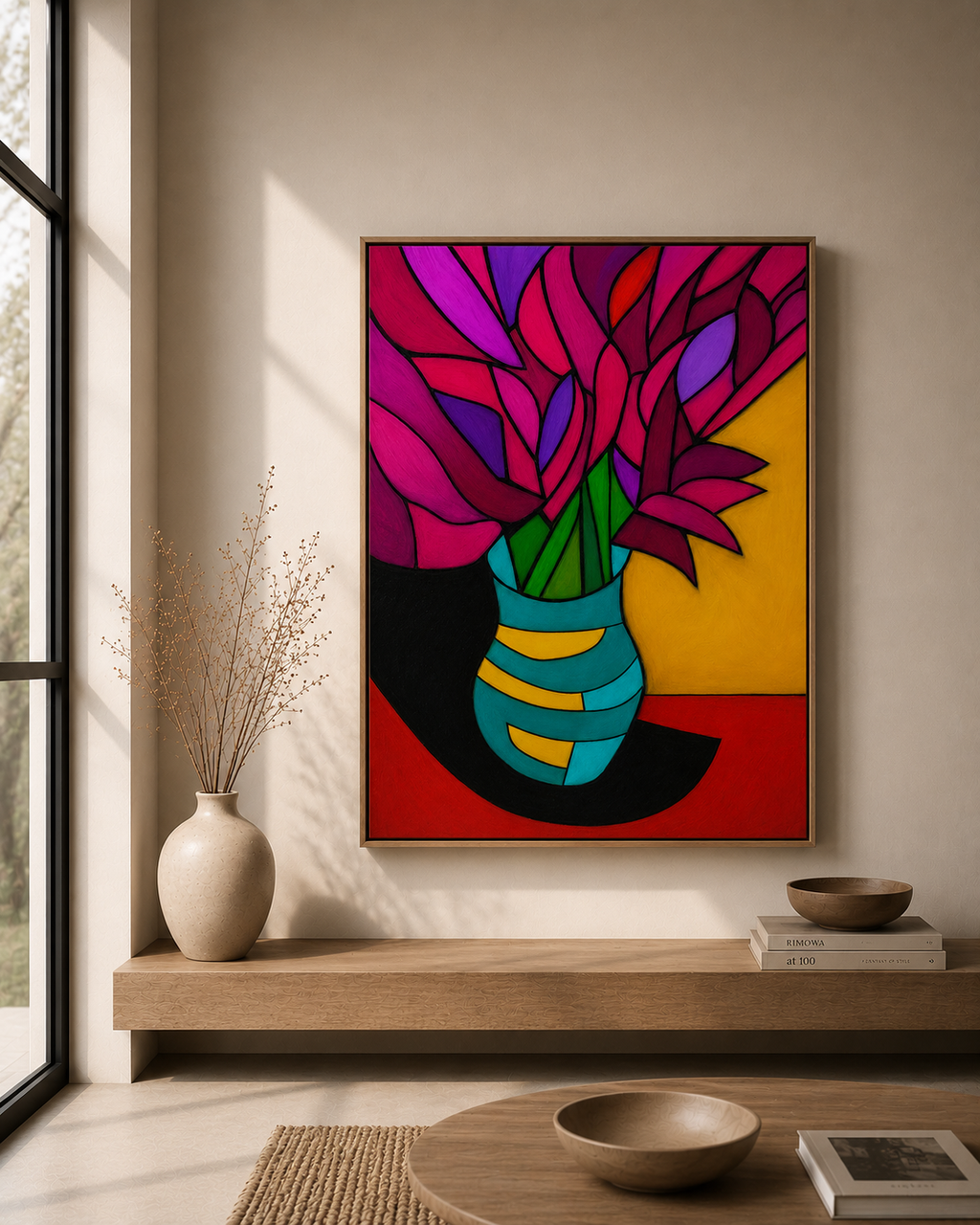 Floral essence VIII  Wooden Framed