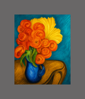 Floral essence IX  Wooden Framed