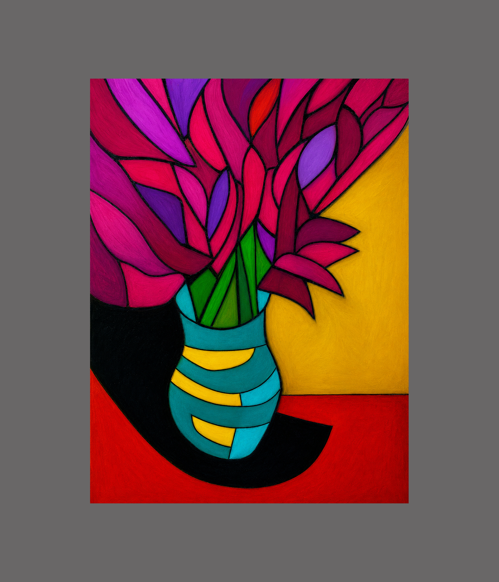 Floral essence VIII  Wooden Framed