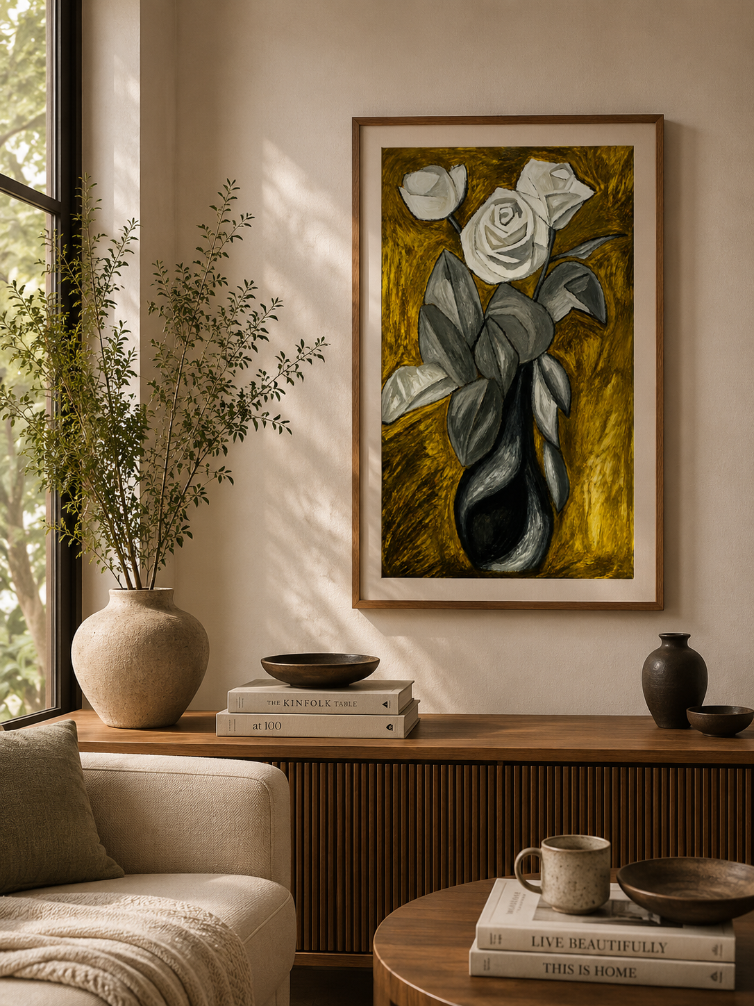 Floral Essence I Wooden frames