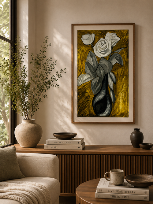 Floral Essence I Wooden frames